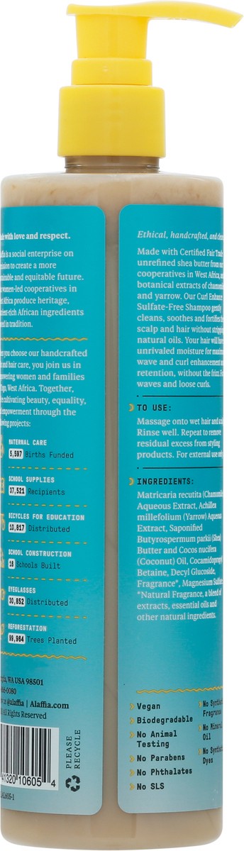 slide 7 of 9, Alaffia Shampoo,Curl Enhancing, 1 ct