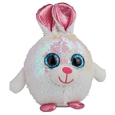 slide 1 of 1, Destination Holiday Plush Sequin Bunny, 10 in