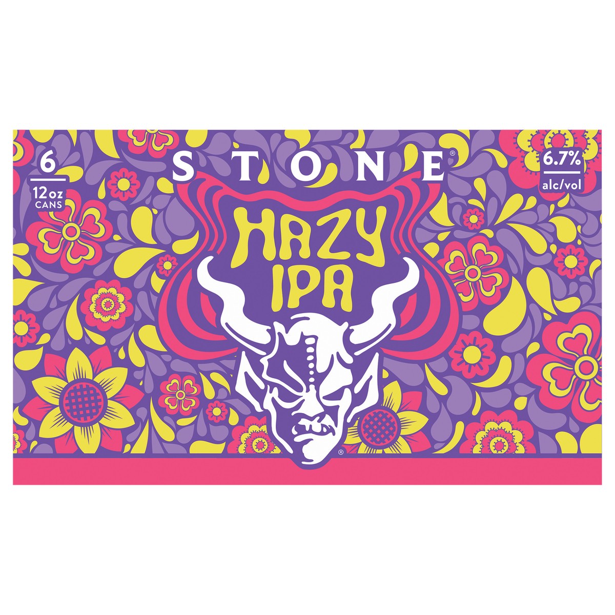 slide 1 of 4, Stone Hazy IPA Beer 6 - 12 oz Cans, 6 ct; 12 oz