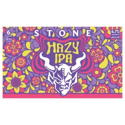 Stone Hazy IPA Beer 6 - 12 oz Cans