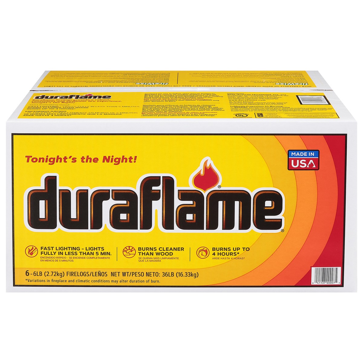 slide 1 of 9, Duraflame Fire Logs, 6 ct; 6 lb