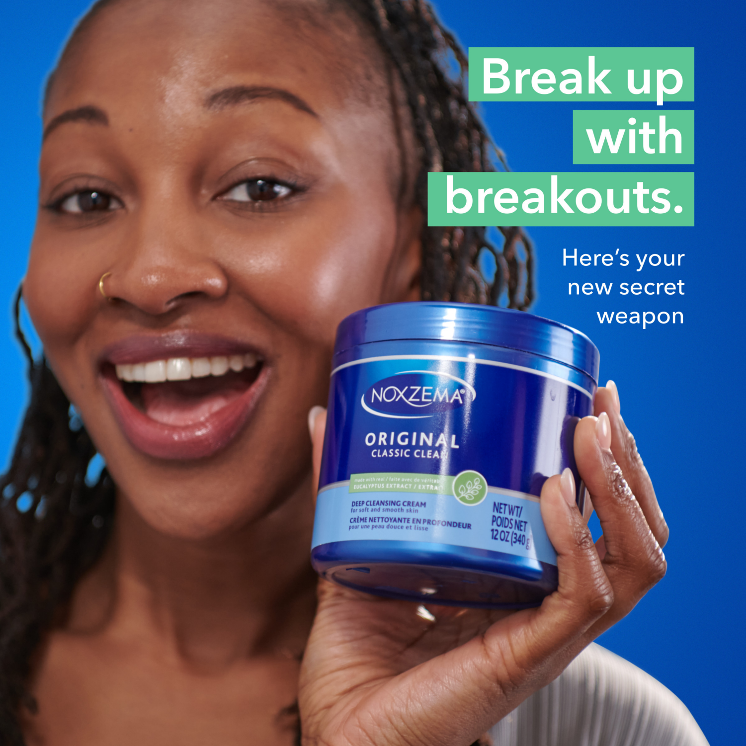 slide 4 of 8, Noxzema Classic Clean Original Cleansing Cream 12.0 oz, 12 oz