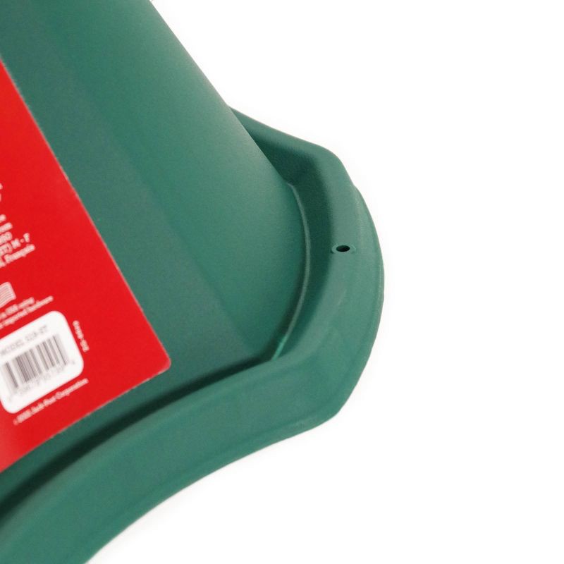 slide 4 of 4, Panacea Products Panacea Green Plastic Christmas Tree Stand up to 8ft: Indoor Use, 55 lb Capacity, 19.75" Depth, 19.25" Width, 8 ft, 55 lb