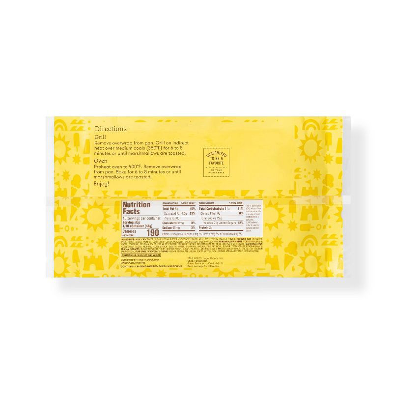 Grillable Brownie S'more in Aluminum Pan 15.5oz Favorite Day 15.5 oz Shipt