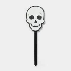 Wood Skull Halloween Decorative Yard Stake - Hyde & EEK! Boutique