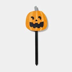 Wood Pumpkin Halloween Decorative Yard Stake - Hyde & EEK! Boutique