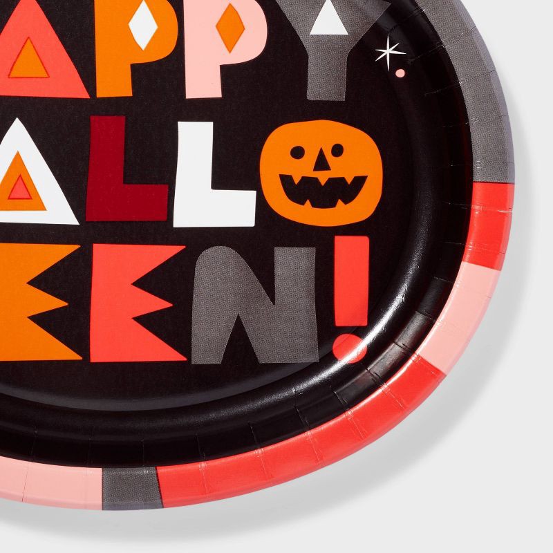 slide 3 of 3, 10ct Disposable Happy Halloween Oval Dinner Plates - Hyde & EEK! Boutique, 10 ct