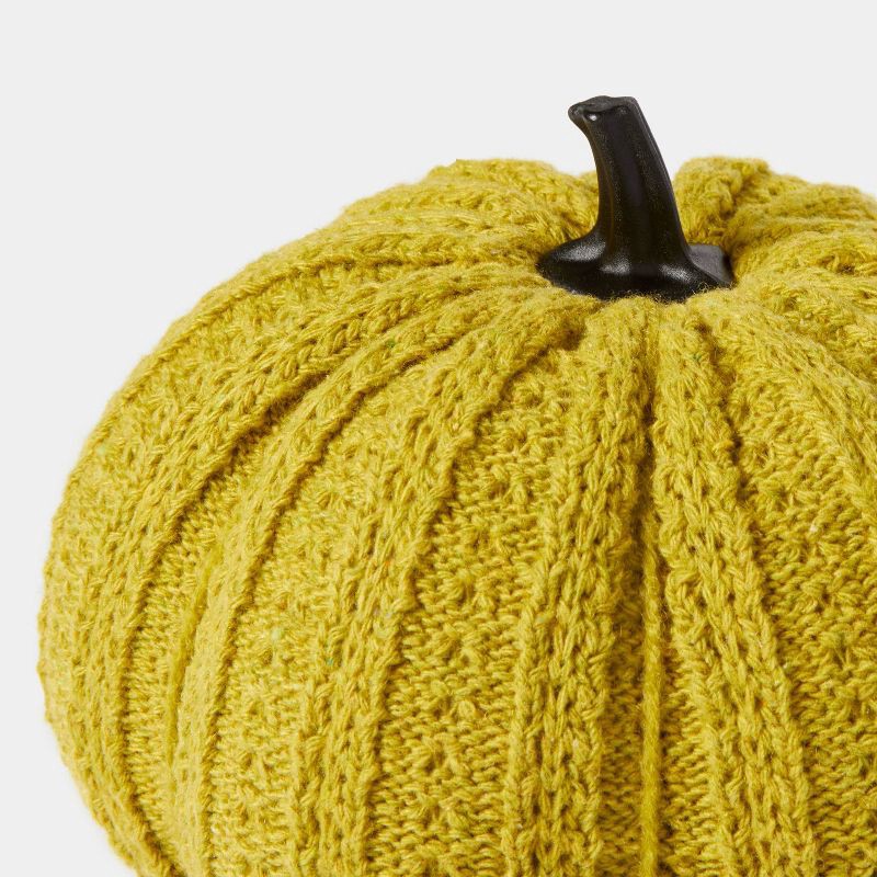 slide 3 of 3, Harvest Crewel Ribbed Knit Pumpkin Medium Green - Hyde & EEK! Boutique, 1 ct