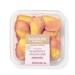 Strawberry Cheesecake Madeleines - 6.9oz - Favorite Day™