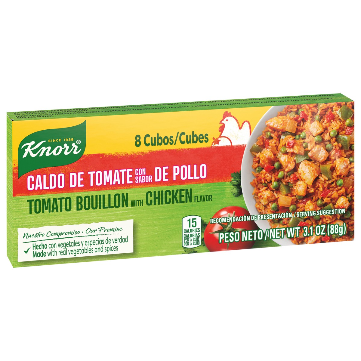 slide 2 of 9, Knorr Savoury Sauce Tomato Chicken, 3.1 oz, 8 ct, 8 ct 3.1 oz