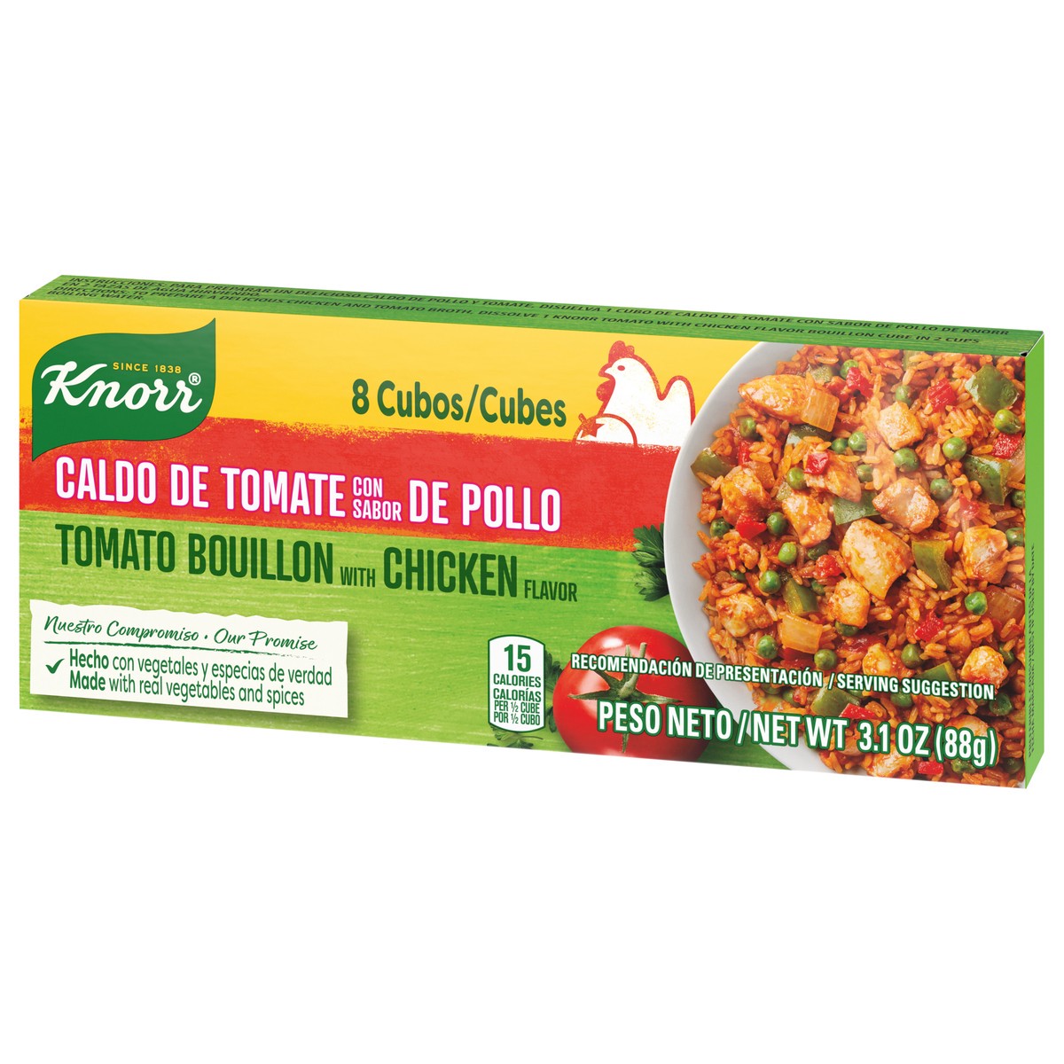 slide 3 of 9, Knorr Savoury Sauce Tomato Chicken, 3.1 oz, 8 ct, 8 ct 3.1 oz