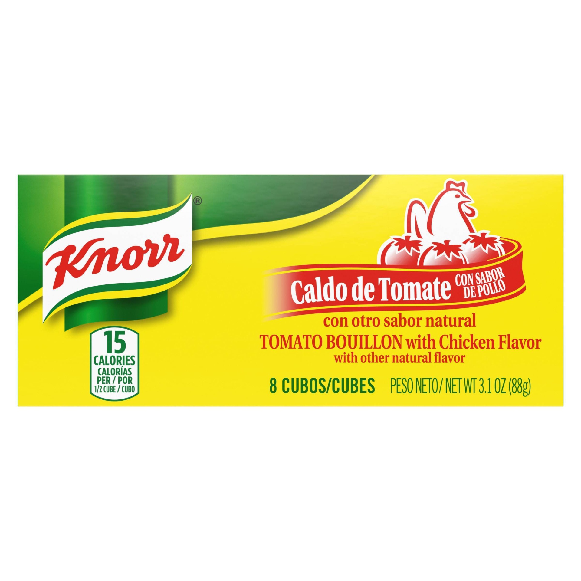 slide 1 of 4, Knorr Tomato Bouillon with Chicken Flavor, 8.0 ct