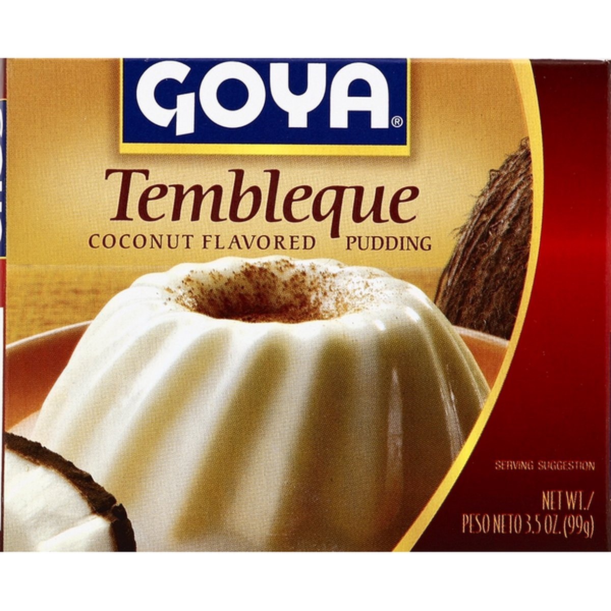 slide 1 of 1, Goya Tembleque Coconut Flavored Pudding, 3.5 oz