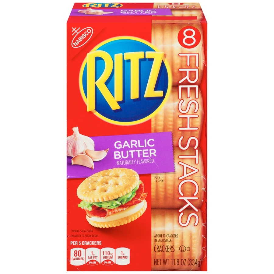 slide 1 of 8, Ritz Crackers 8 ea, 8 ct