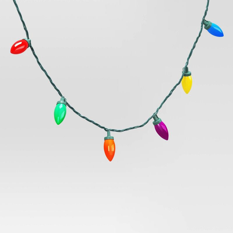 slide 3 of 5, 25ct Christmas LED C9 Classic Glow Christmas String Lights with Green Wire - Wondershop™, 25 ct
