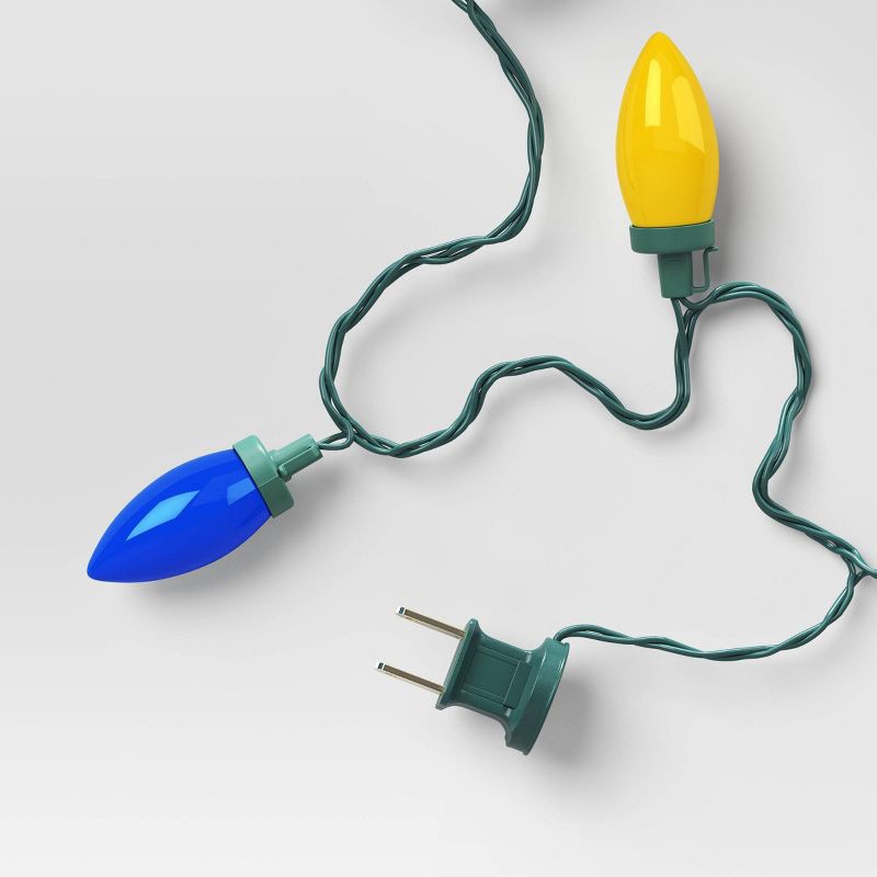 slide 5 of 5, 25ct Christmas LED C9 Classic Glow Christmas String Lights with Green Wire - Wondershop™, 25 ct