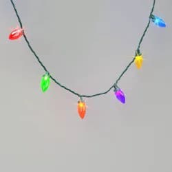 25ct Christmas LED C9 Classic Glow Christmas String Lights with Green Wire - Wondershop™