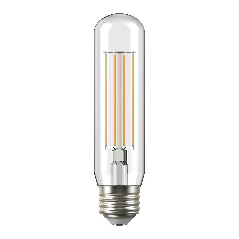 slide 3 of 11, GE Household Lighting GE 2pk 60W Relax T10 LED Light Bulbs Soft White: Dimmable Edison E26 Tubular, 800 Lumens, 2700K, 13.7-Year Life, 2 ct