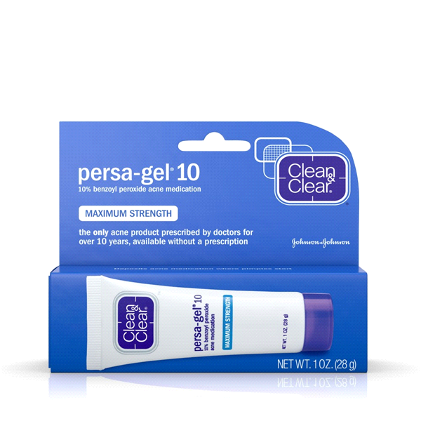 slide 1 of 1, Clean & Clear Persa-Gel 10 Acne Medication, 1 oz