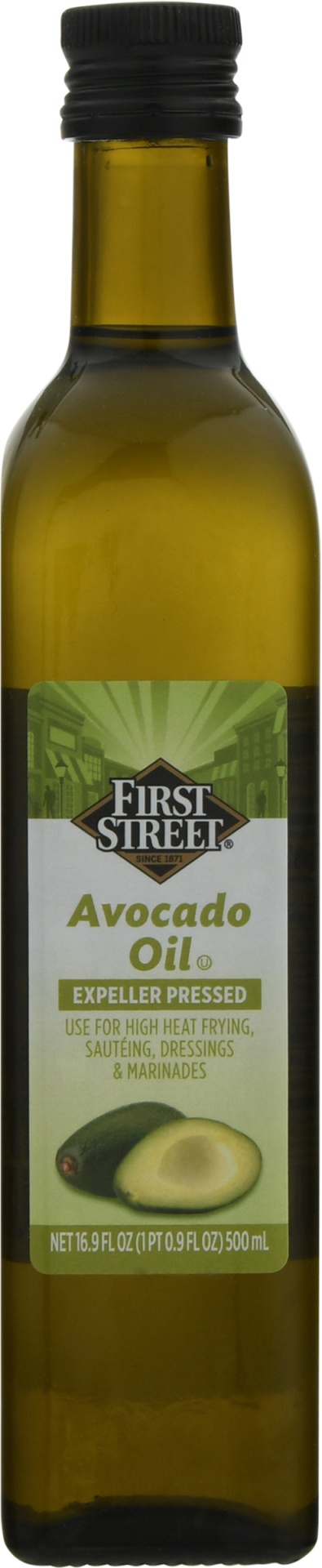 slide 1 of 1, First Street Avocado Oil, 16.9 oz