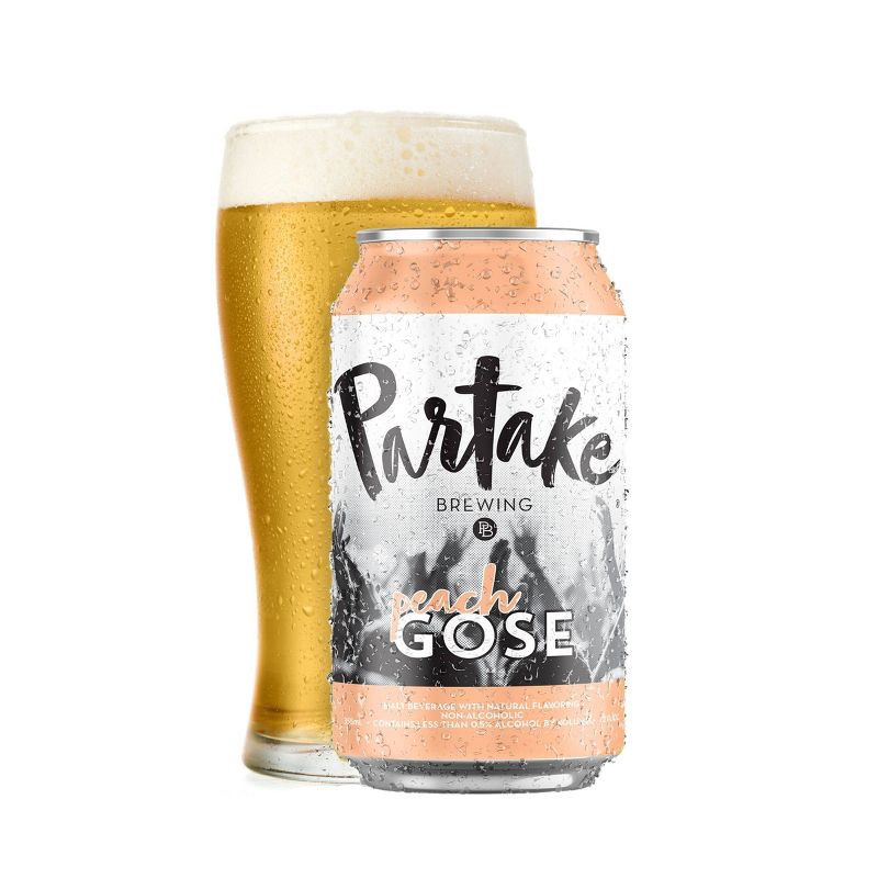 slide 2 of 4, Partake Brewing Peach Gose NA - 6pk/12 fl oz Cans, 6 ct; 12 fl oz