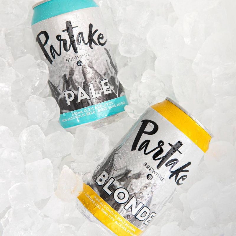 slide 3 of 5, Partake Brewing Non-Acoholic Beer Variety Pack - 12pk Cans, 12 ct