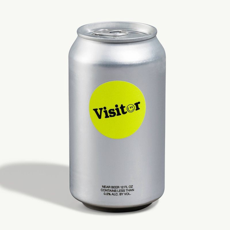 slide 2 of 3, Visitor Non-Alcoholic Lager - 6pk/12 fl oz Cans, 6 ct; 12 fl oz