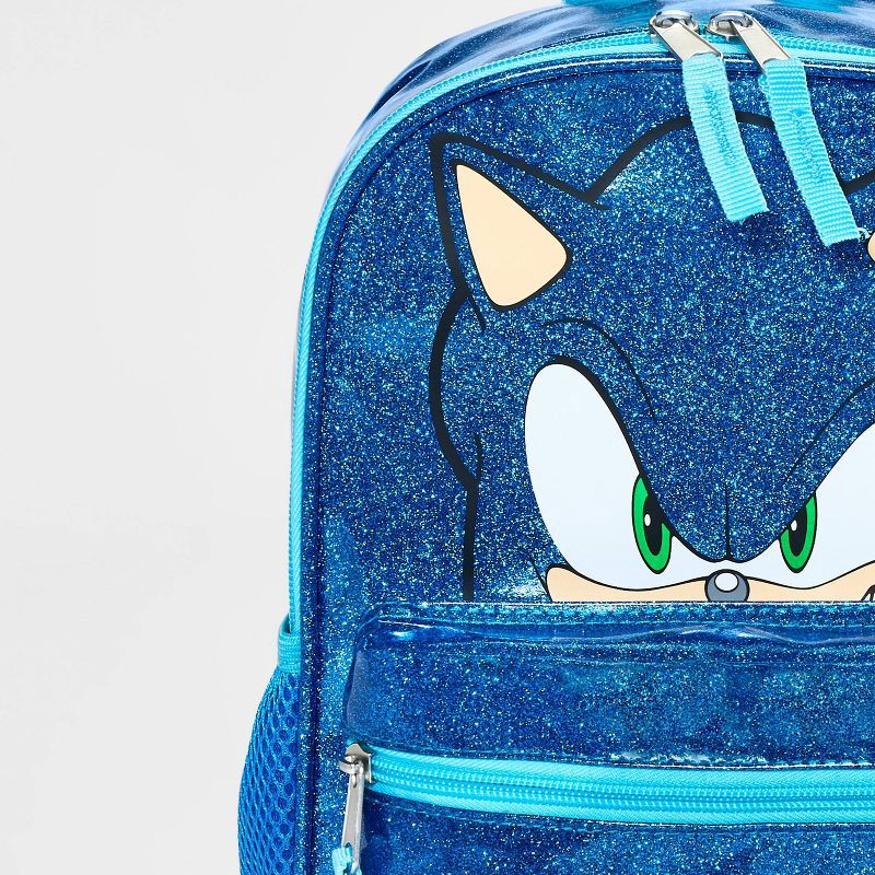 slide 3 of 4, Sonic the Hedgehog 11" Mini Backpack - Blue, 1 ct