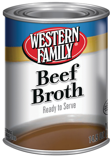 slide 1 of 1, Western Family Beef Broth Ready To Serve, 14.5 oz