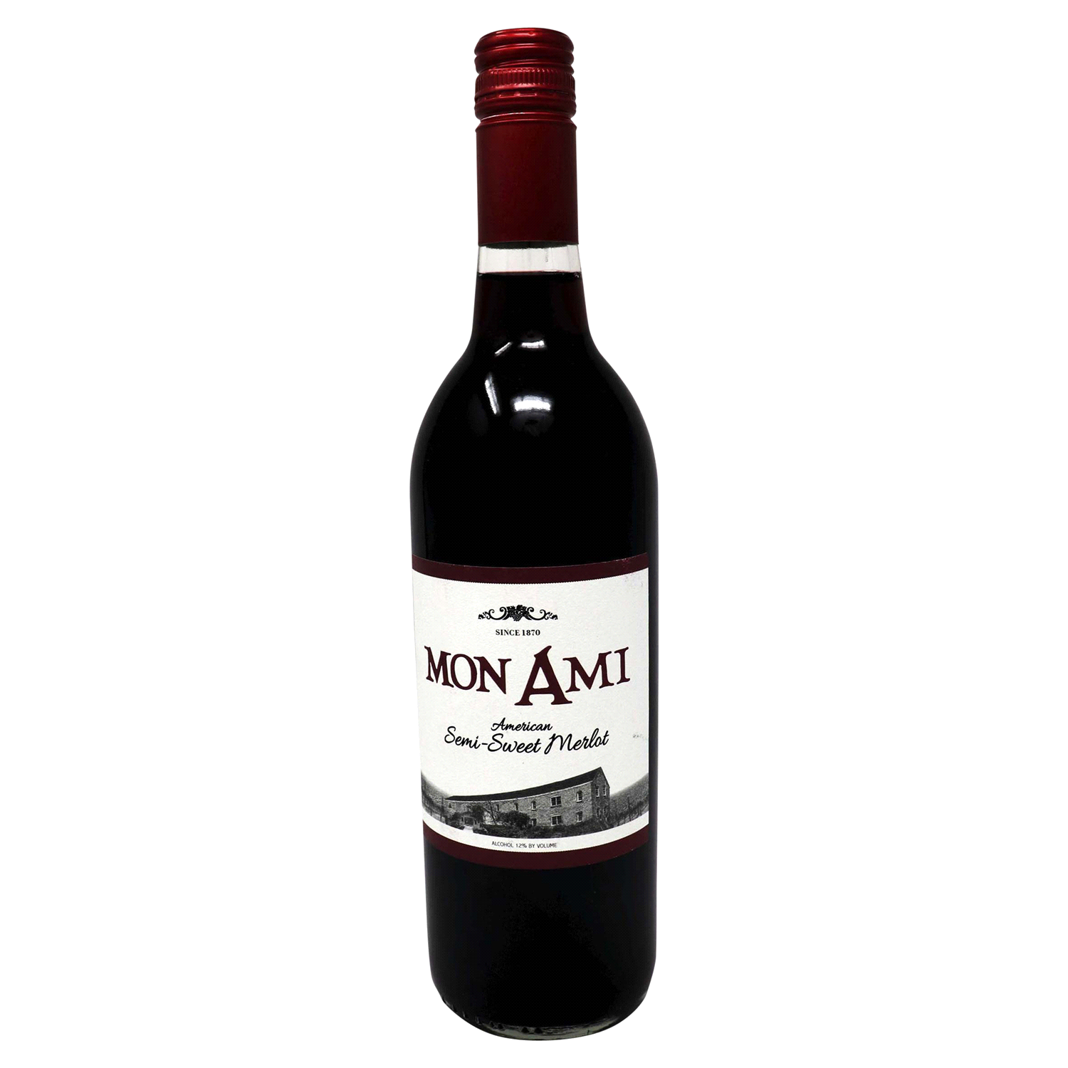 slide 1 of 1, Mon Ami Sweet Merlot Wine, 750 ml