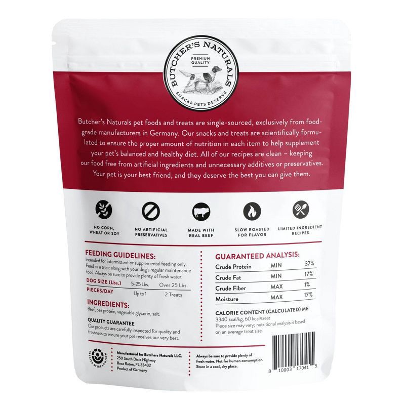 slide 2 of 5, Butcher's Naturals Beef Jerky Dog Treat - 16oz, 16 oz