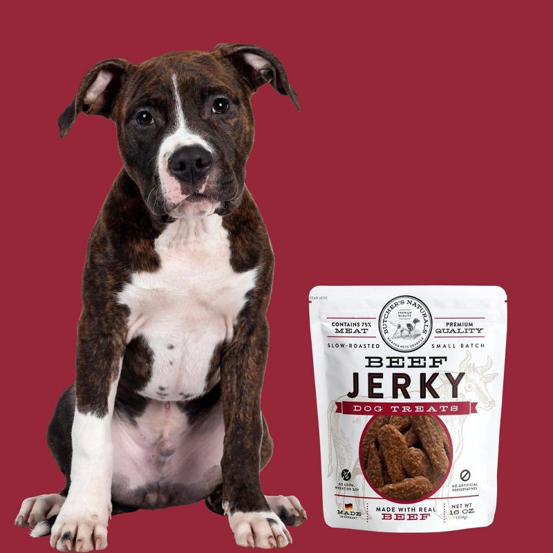 slide 3 of 5, Butcher's Naturals Beef Jerky Dog Treat - 16oz, 16 oz