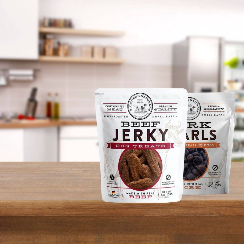 slide 4 of 5, Butcher's Naturals Beef Jerky Dog Treat - 16oz, 16 oz