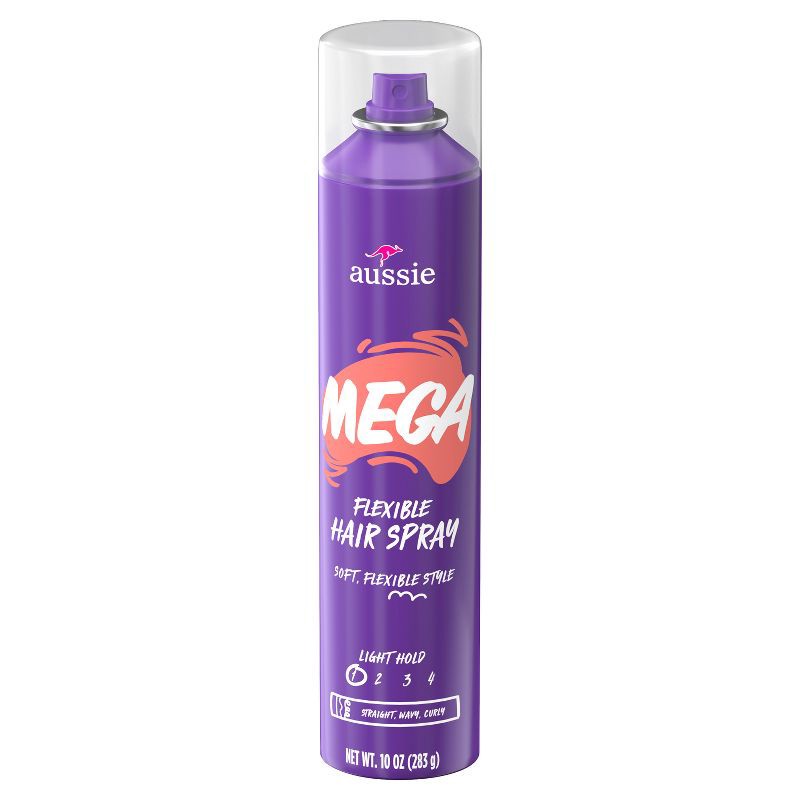 slide 1 of 8, Aussie Mega Hair Spray - 10oz, 10 oz