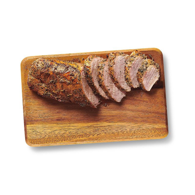 slide 3 of 3, Garlic & Herb Seasoned Pork Tenderloin - 1-1.5lbs - price per lb - Good & Gather™, per lb