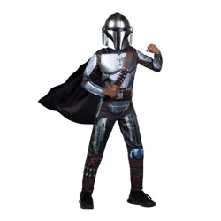Kids' Star Wars: The Mandalorian Halloween Costume Jumpsuit with Mask L