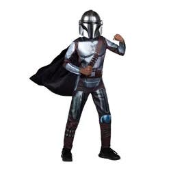 Kids' Star Wars: The Mandalorian Halloween Costume Jumpsuit with Mask L