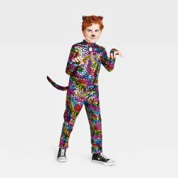 Kids' Wild Cat Halloween Costume Jumpsuit with Headpiece S - Hyde & EEK! Boutique™