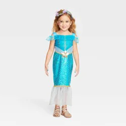 Toddler Ethereal Mermaid Halloween Costume Dress with Headpiece 4-5T - Hyde & EEK! Boutique