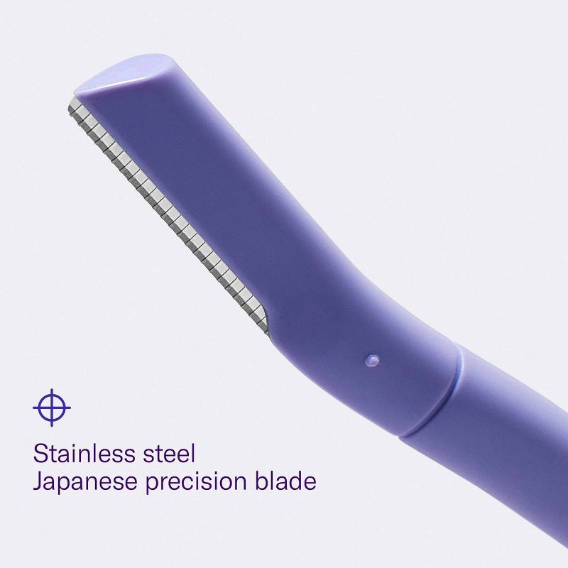 slide 4 of 8, Flamingo Facial Razors - Dermaplane - 3ct, 3 ct