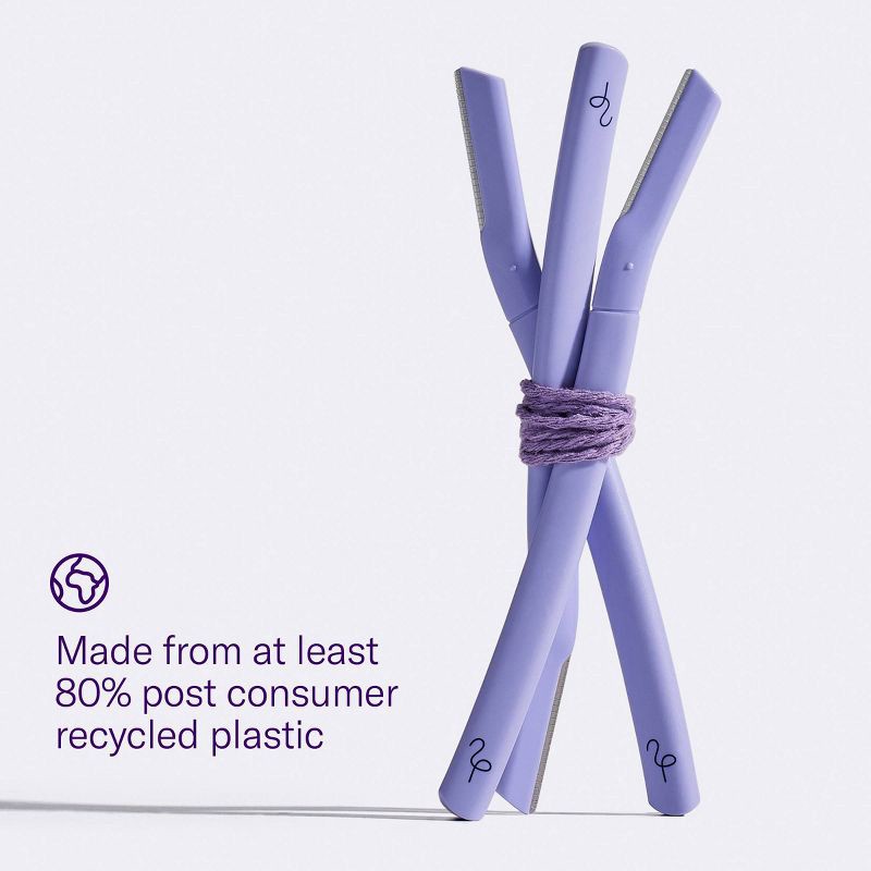 slide 6 of 8, Flamingo Facial Razors - Dermaplane - 3ct, 3 ct