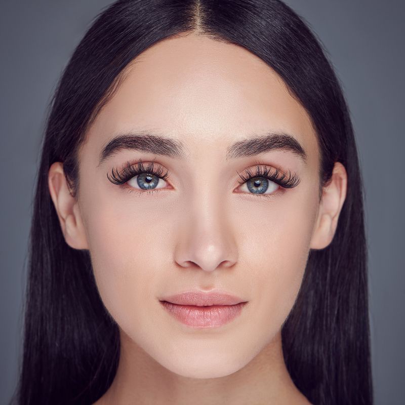 slide 3 of 11, KISS Products imPRESS Press-On Self Adhesive Eyelashes Refill - Curly - 30ct, 30 ct