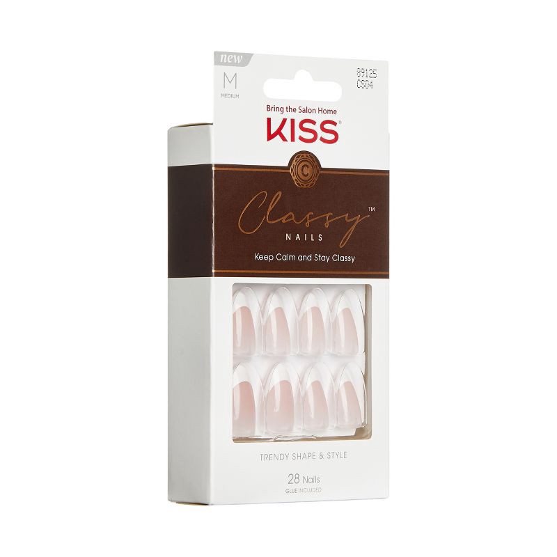 slide 5 of 7, KISS Products Classy Fake Nails - Dashing - 31ct, 31 ct