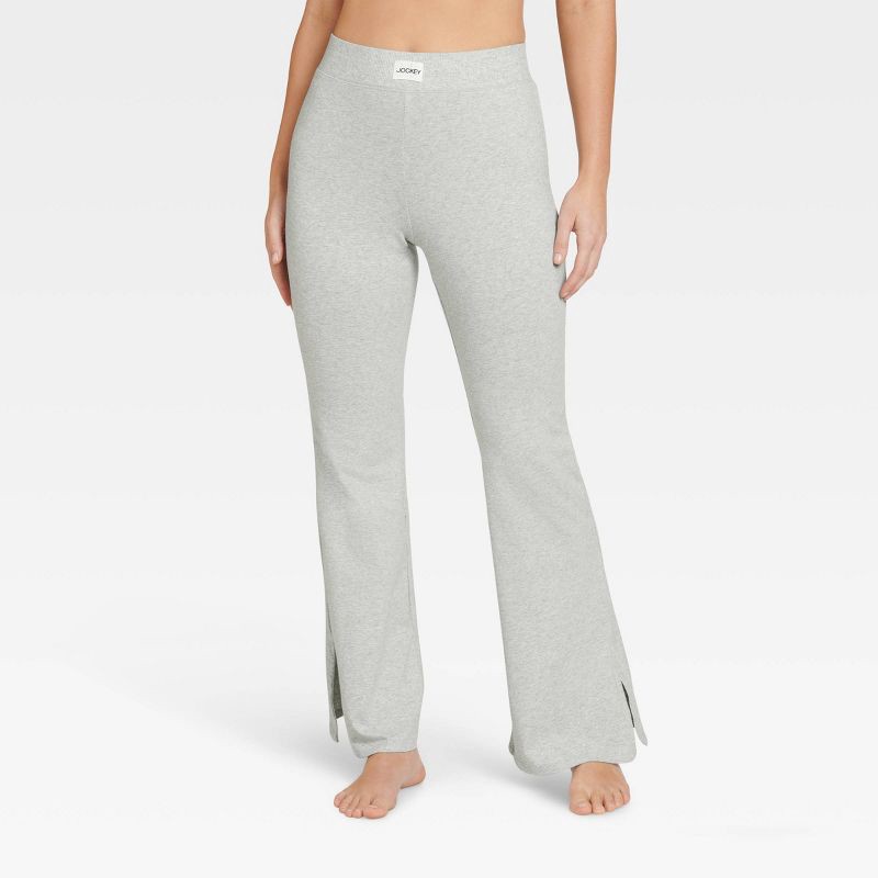Jockey Generation Women's Cotton Stretch Flare Lounge Pants - Gray S 1 ct
