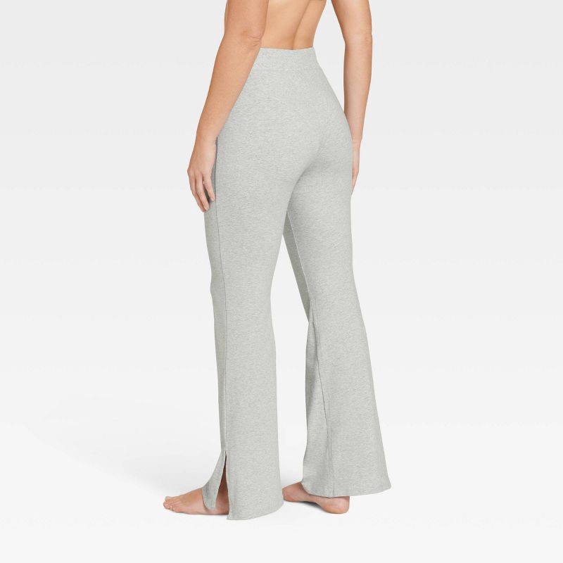 slide 2 of 4, Jockey Generation™ Women's Organic Cotton Blend Flare Pants - Gray XL, 1 ct