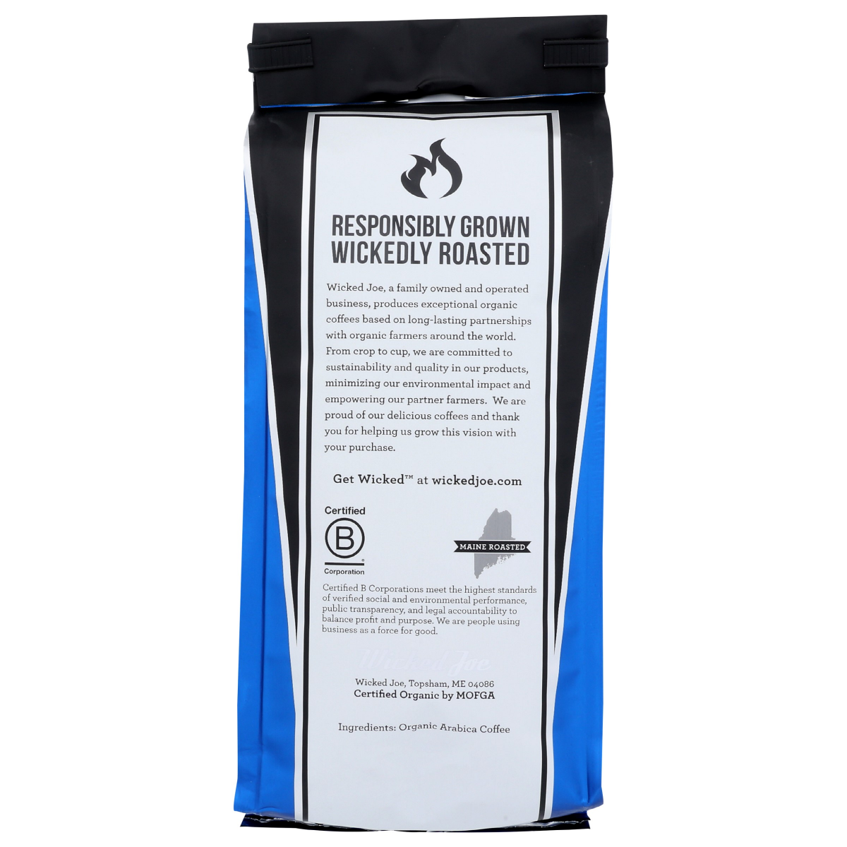 slide 2 of 2, Wicked Joe Coffee Co. Organic Whole Bean Medium-Dark Roast Big House Coffee 12 oz, 12 oz