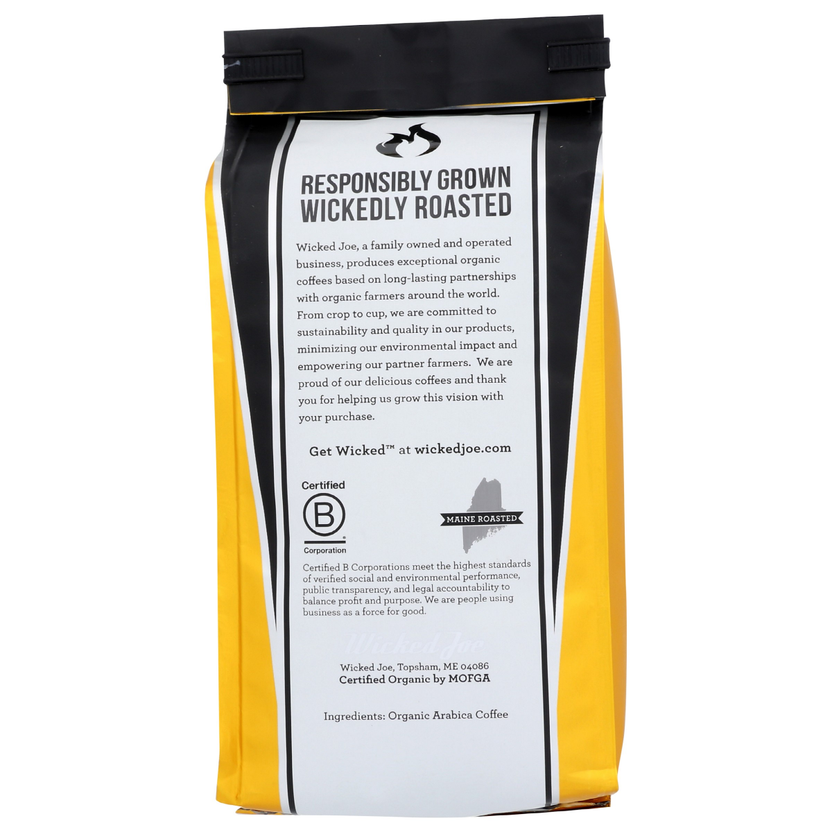 slide 2 of 2, Wicked Joe Coffee Co. Organic Whole Bean Medium Roast Breakfast Blend Coffee 12 oz, 12 oz