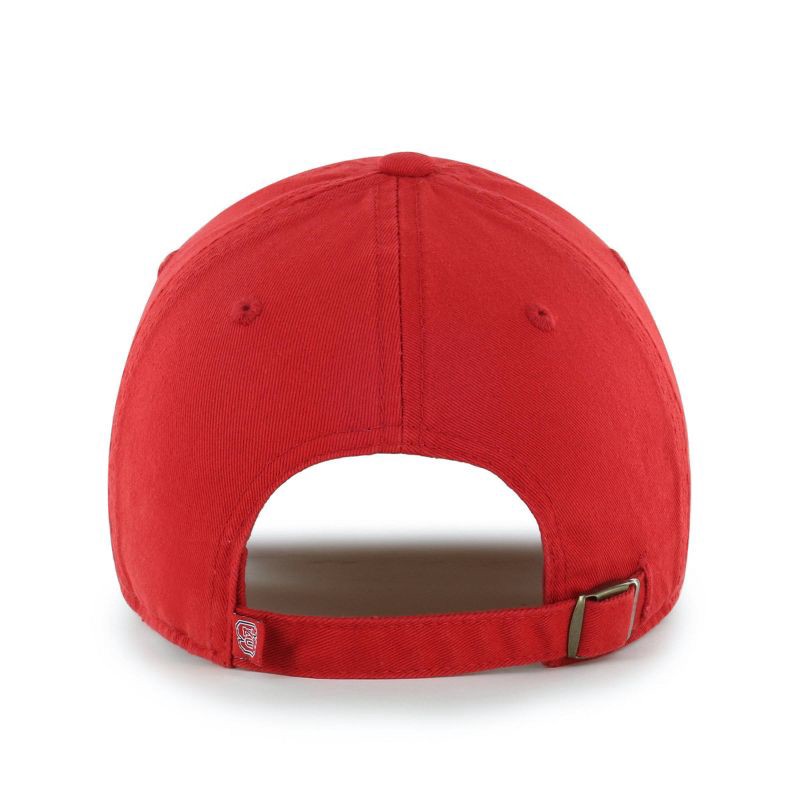 slide 2 of 2, NCAA NC State Wolfpack Clean Up Fabric Washed Relaxed Fit Hat: Team Logo Baseball Cap, 1 ct