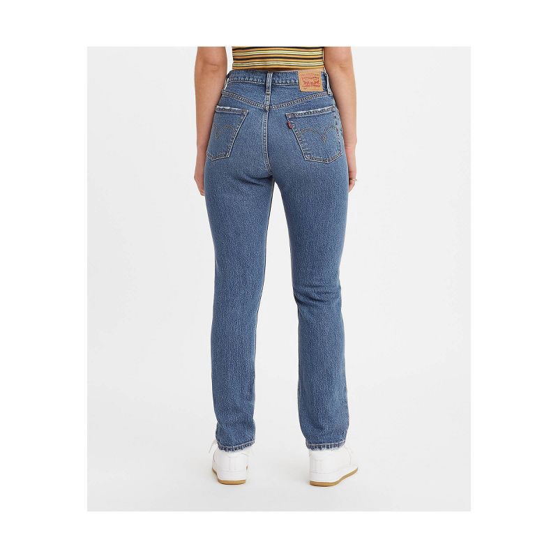 slide 2 of 3, Levi's Women's 501 High-Rise Straight Jeans - Salsa In Sequence 31, 1 ct