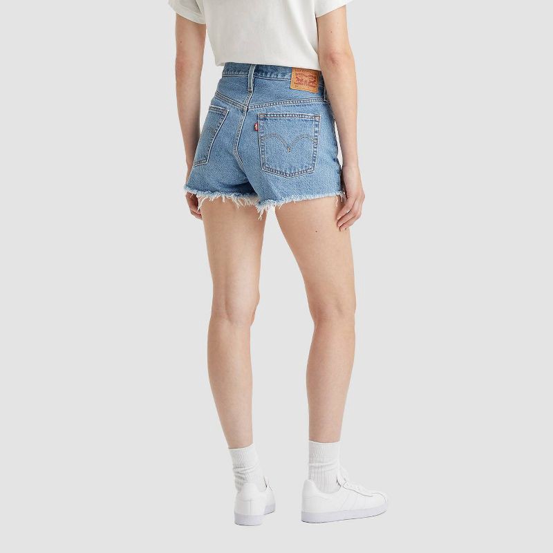 slide 3 of 3, Levi's Women's 501 Original High-Rise Jean Shorts - Quiet Riot 25, 1 ct